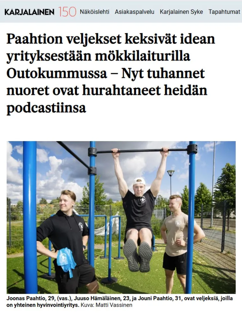 PT Paahtion veljekset Karjalainen lehdessä